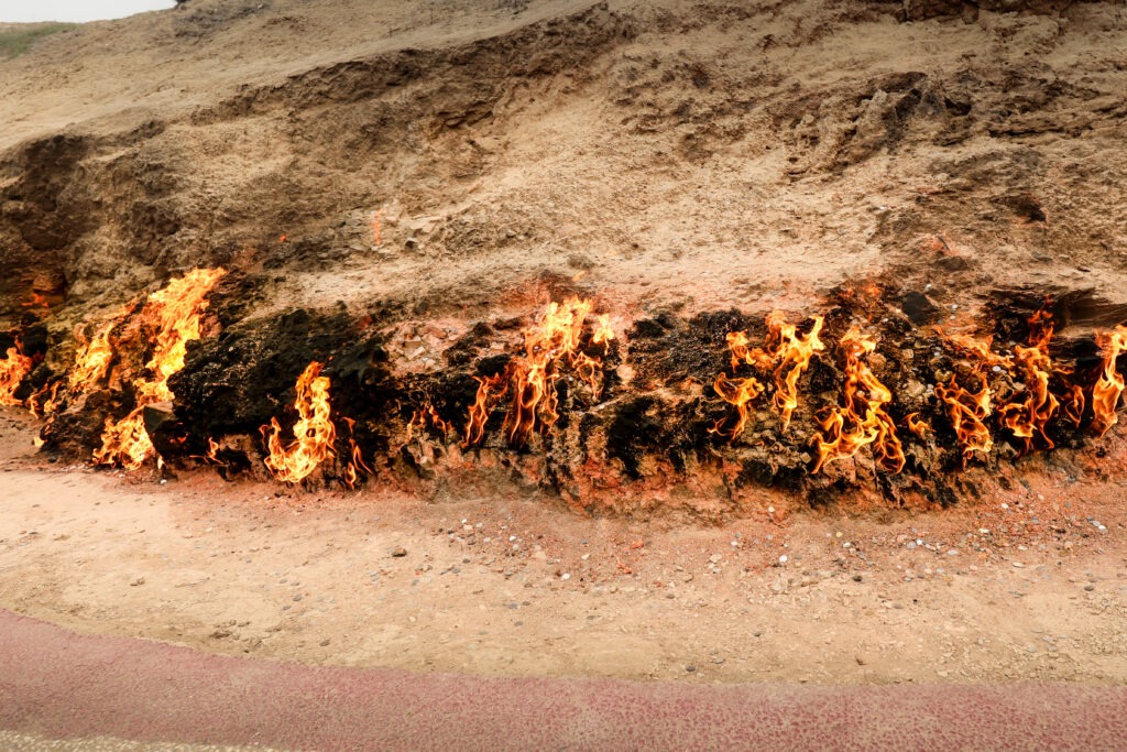 Mangotrails, Foto, Aserbaidschan, Gobustan und Absheron, Yanar Dag